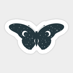 Hand Drawn Mystical butterfly Sticker